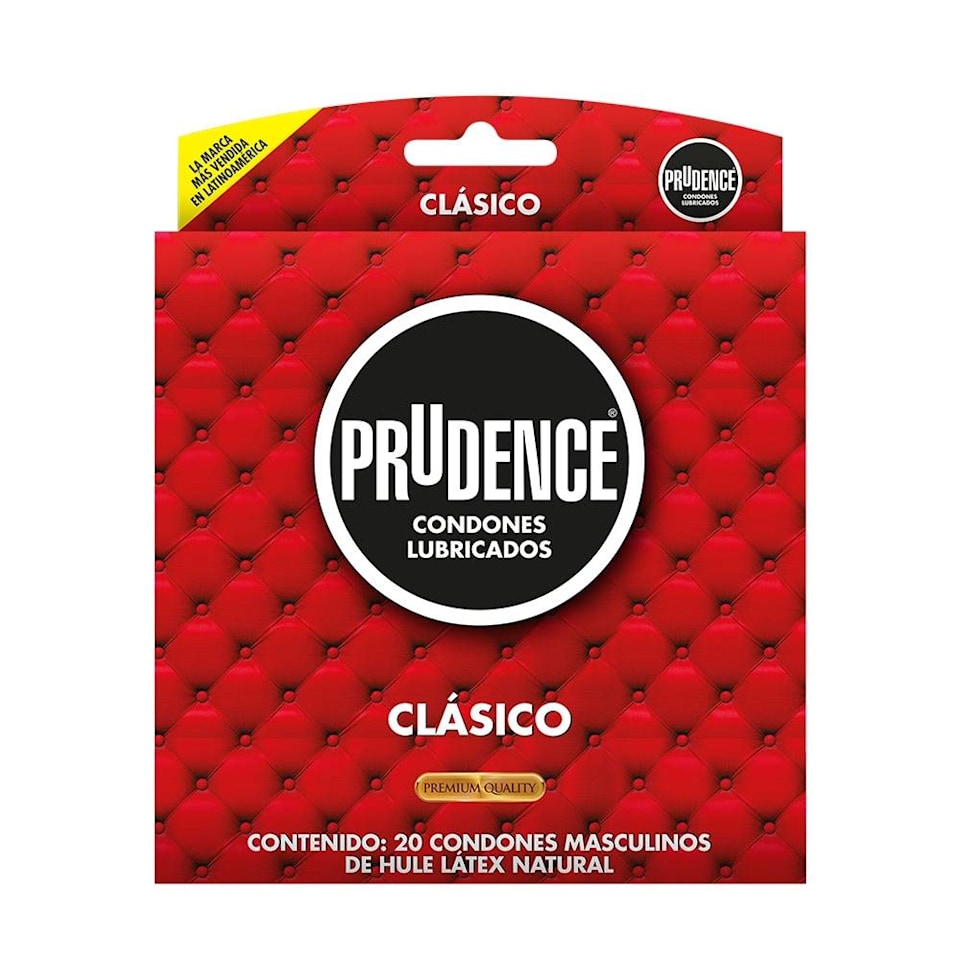 Condones Prudence Clásicos 20 pzas