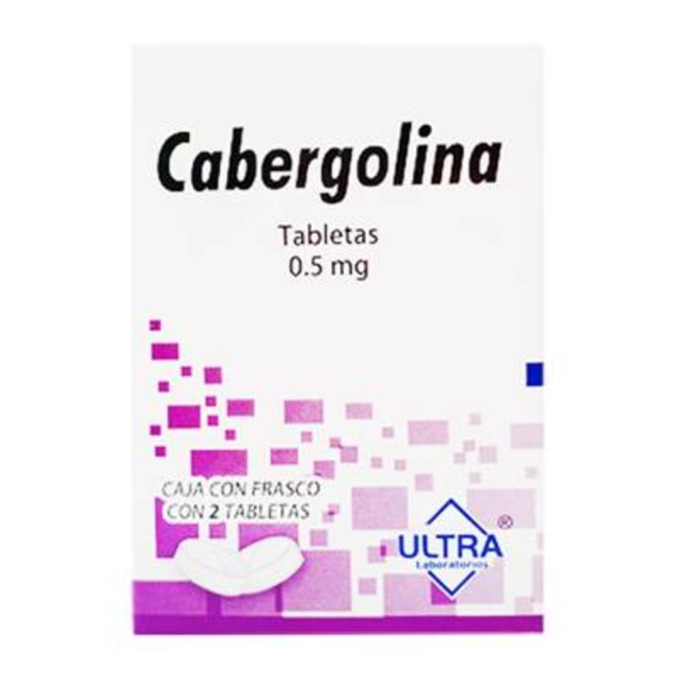 Cabergolina 05 Mg 2 Tabletas Walmart 4371