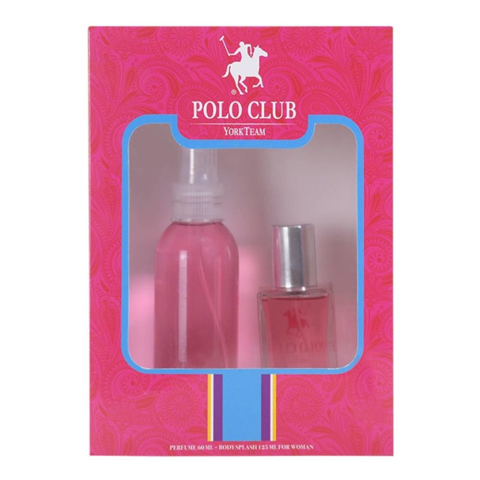 Estuche Polo pink perfume 60 ml + body 125 ml for woman | Walmart