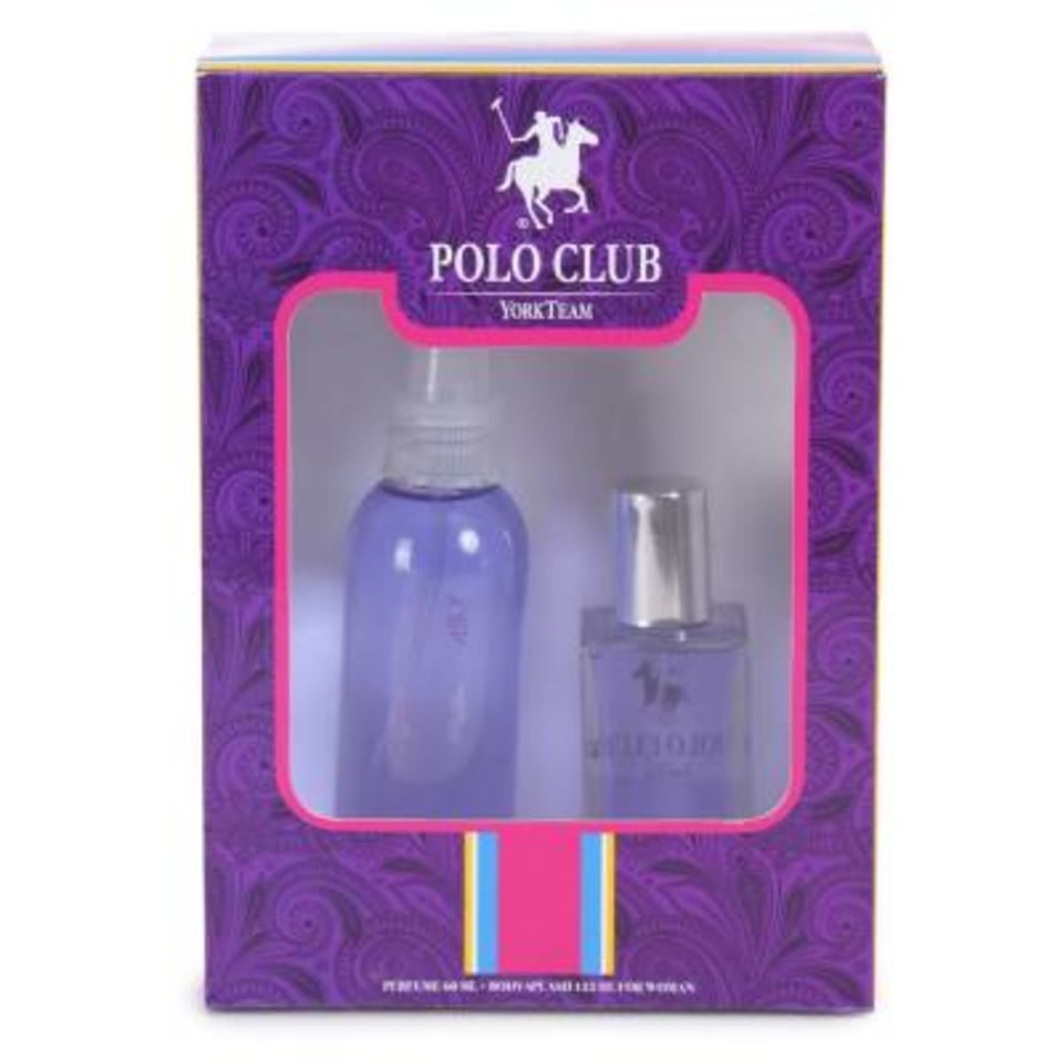 Estuche Polo Club Purple perfume 60 ml + body 125 ml para mujer | Walmart