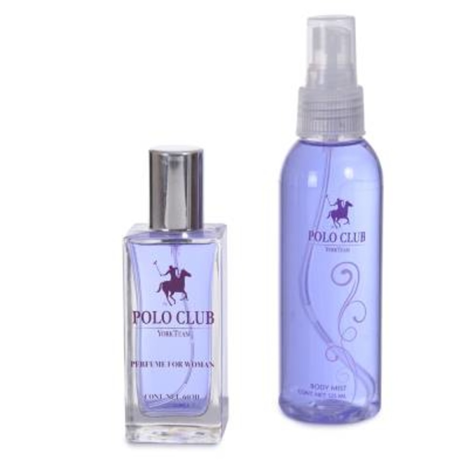 Estuche Polo Club Purple perfume 60 ml + body 125 ml para mujer | Walmart