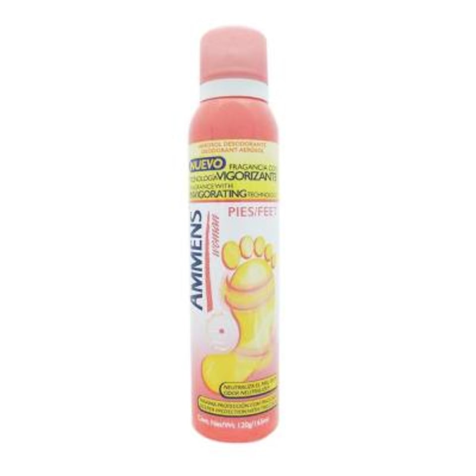 Desodorante para Pies en Aerosol Ammens Woman Vigorizante 120g