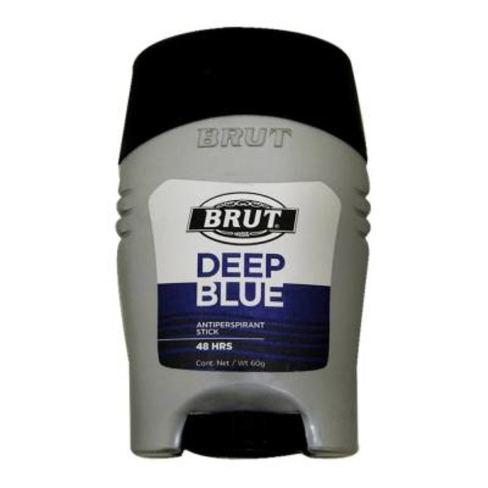 Desodorante antitranspirante Brut deep blue en barra para caballero 60 g
