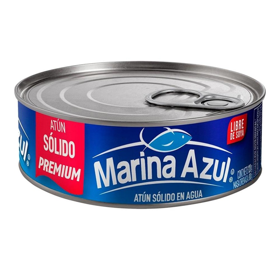 Atún Marina Azul Sólido En Agua 120 G Walmart 