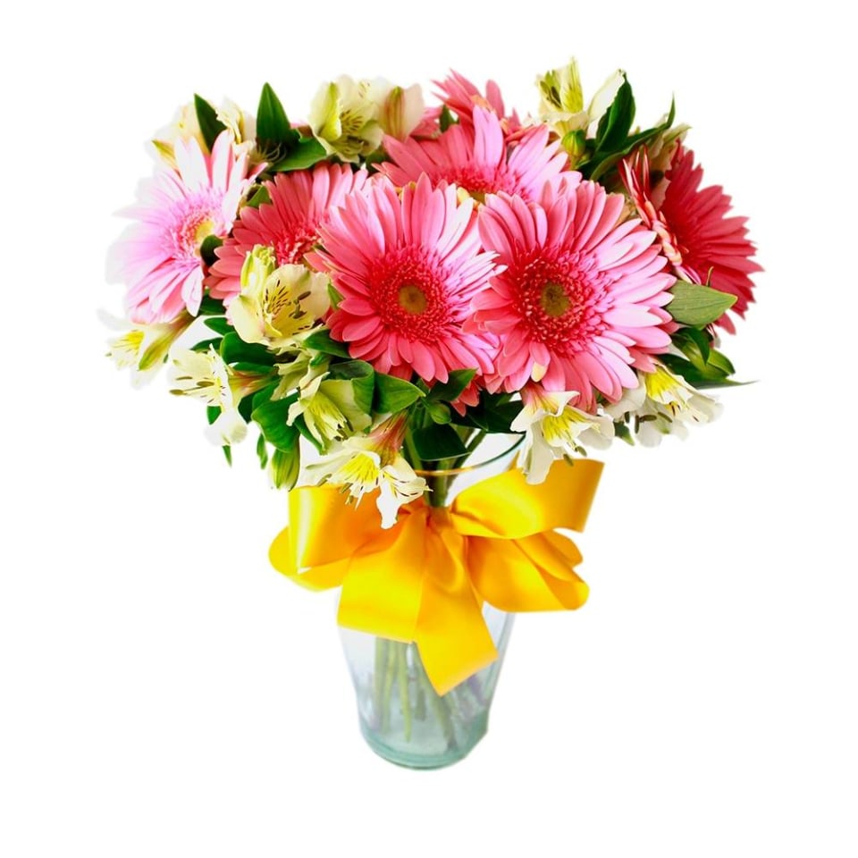 Arreglo de flores gerbera alstro 1 ramo | Walmart