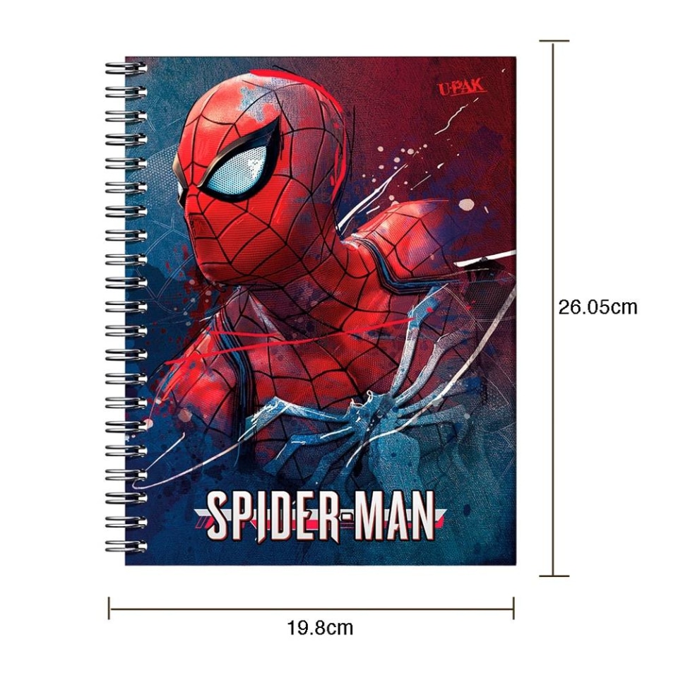 Cuaderno Profesional Upak Spider Man Cuadro Grande 100 Hojas Varios Modelos  1 pza | Walmart