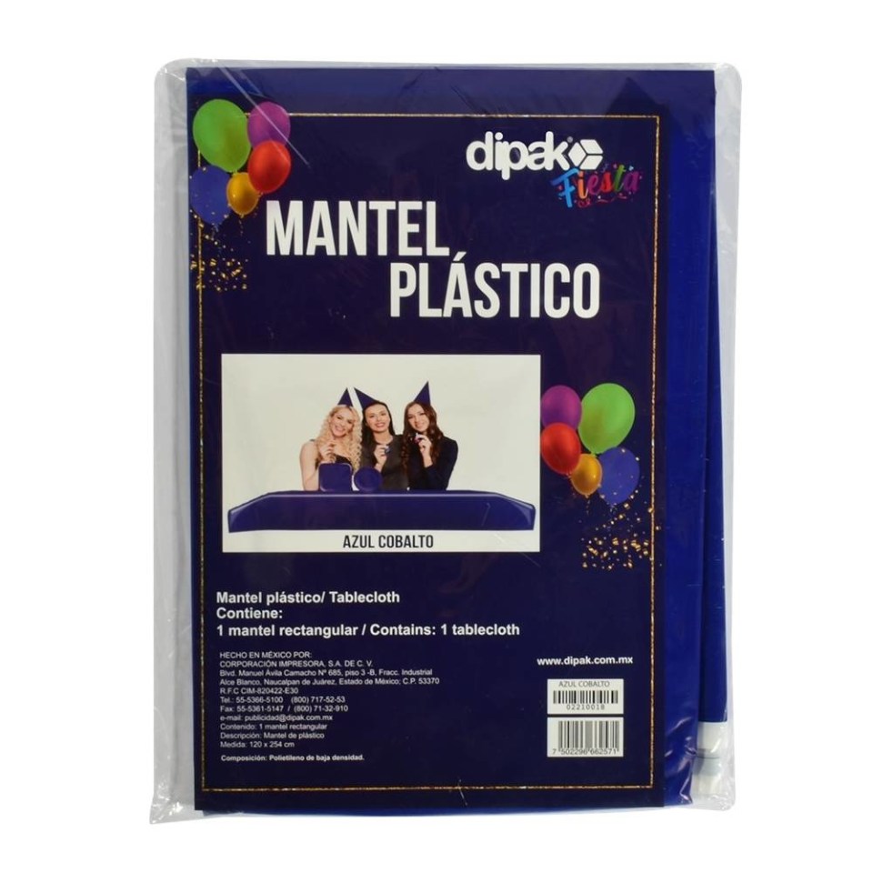 Mantel Great Value Premium desechable 1.37 m x 2.75 m varios colores