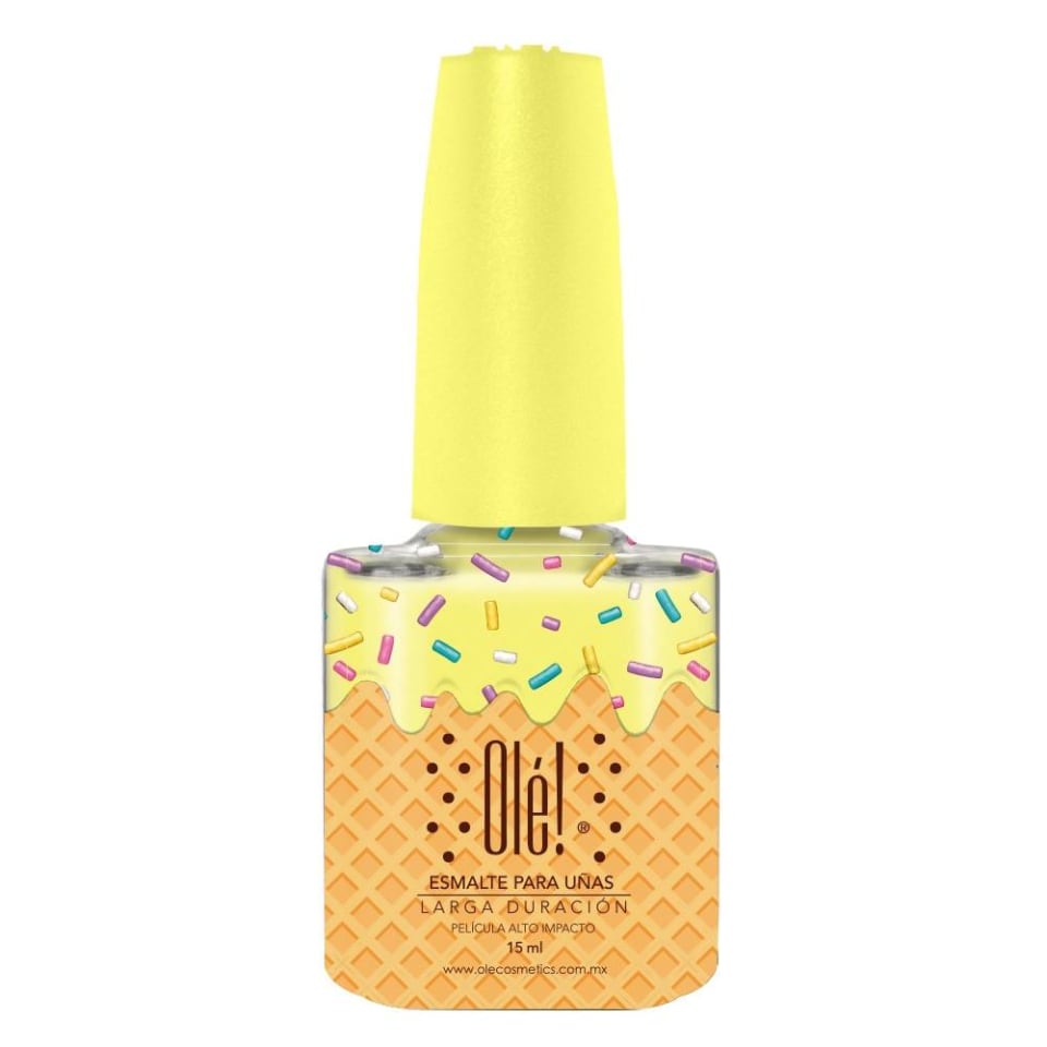 Esmalte para uñas Olé! Cream amarillo 15 ml | Walmart