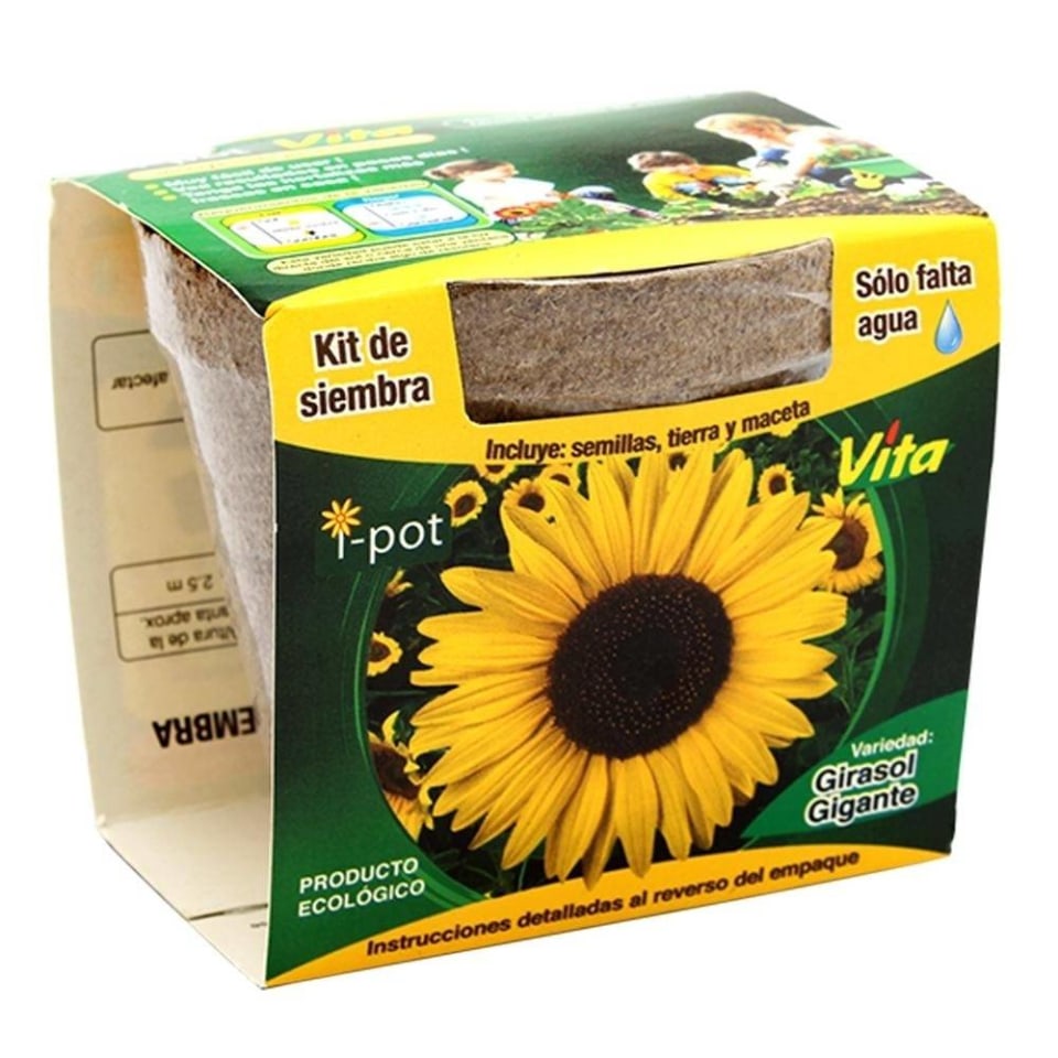 Maceta Orgánica Vita Girasol gigante | Walmart en línea