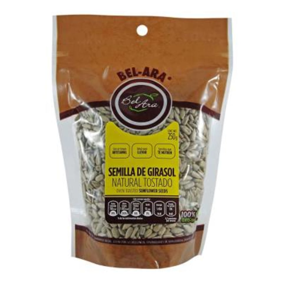 Semillas de girasol Bel Ara natural tostadas 250 g | Walmart