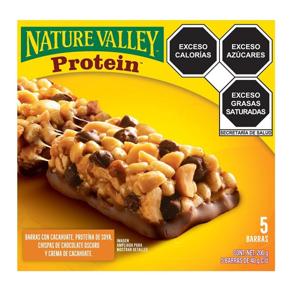 Barras De Granola Nature Valley Protein 5 Pzas Walmart 0110