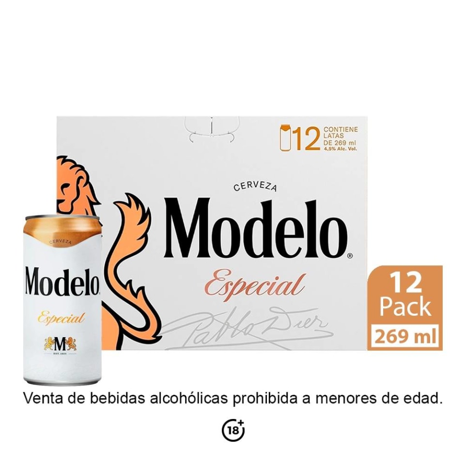 Cerveza Modelo especial 12 pzas de 269 ml c/u | Walmart