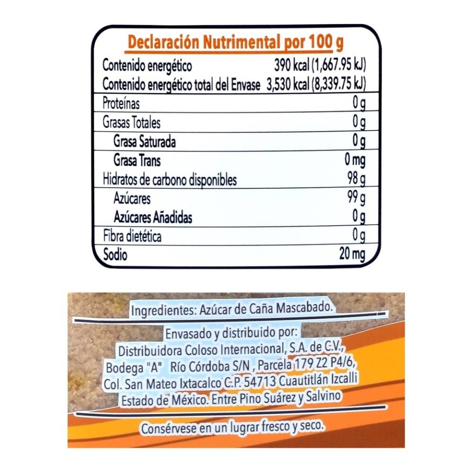 Azúcar mascabado Morena Melosa 900 g | Walmart