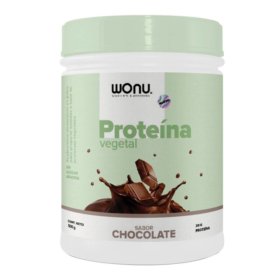 Suplemento Alimenticio Wonu Proteína Vegetal En Polvo Sabor Chocolate 500 G Walmart 2174