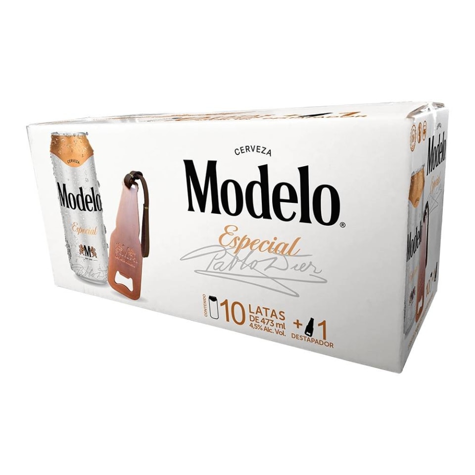 Pack de cerveza Modelo Especial con 10 latas de 437 ml c/u | Walmart