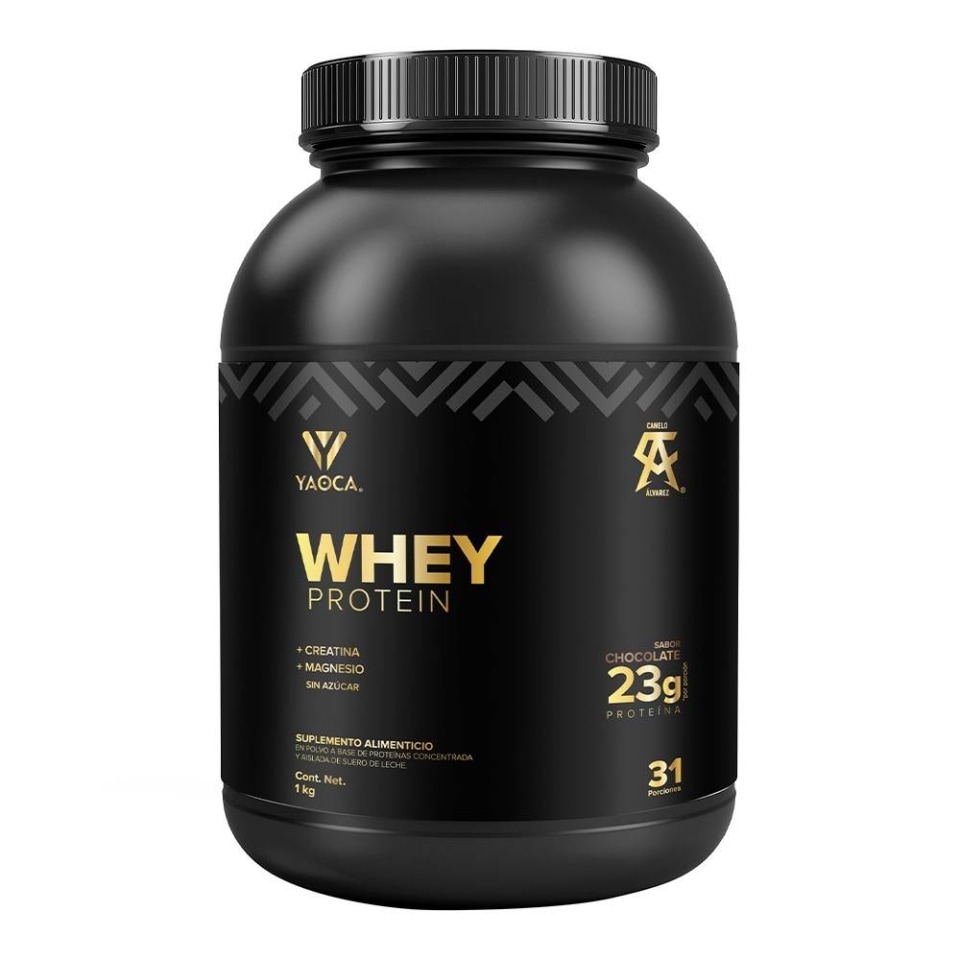 Suplemento Alimenticio Yaoca Proteína Whey Polvo Sabor Chocolate 1 Kg Walmart 2436