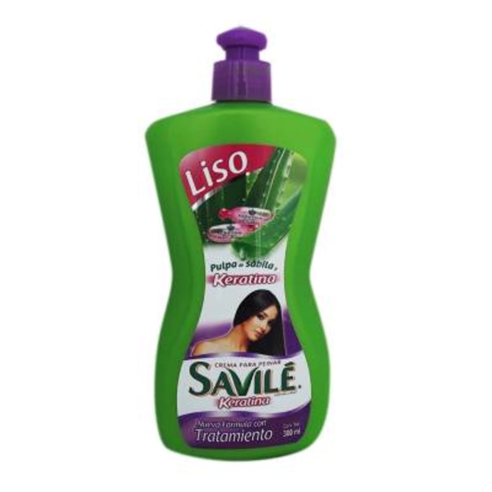 Crema Para Peinar Savilé Liso Pulpa De Sábila Y Keratina 300 Ml Walmart 6800