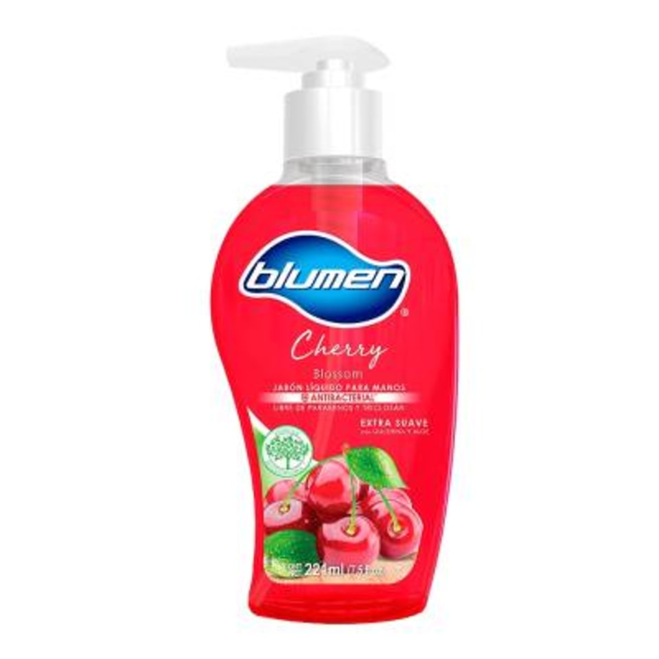 Jabón Líquido Para Manos Blumen Antibacterial Cherry Blossom 221 Ml Walmart 1846