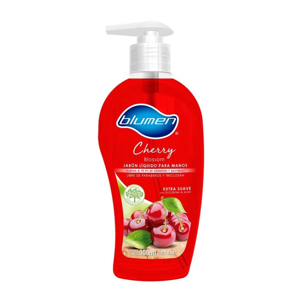 Jabón Líquido Para Manos Blumen Cherry 300 Ml Walmart 9825