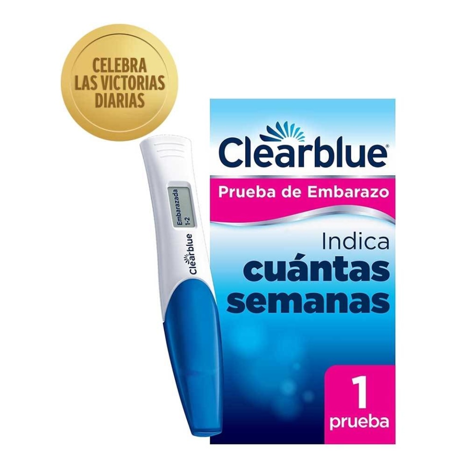 Prueba De Embarazo Clearblue Digital 1 Pza Walmart 1495