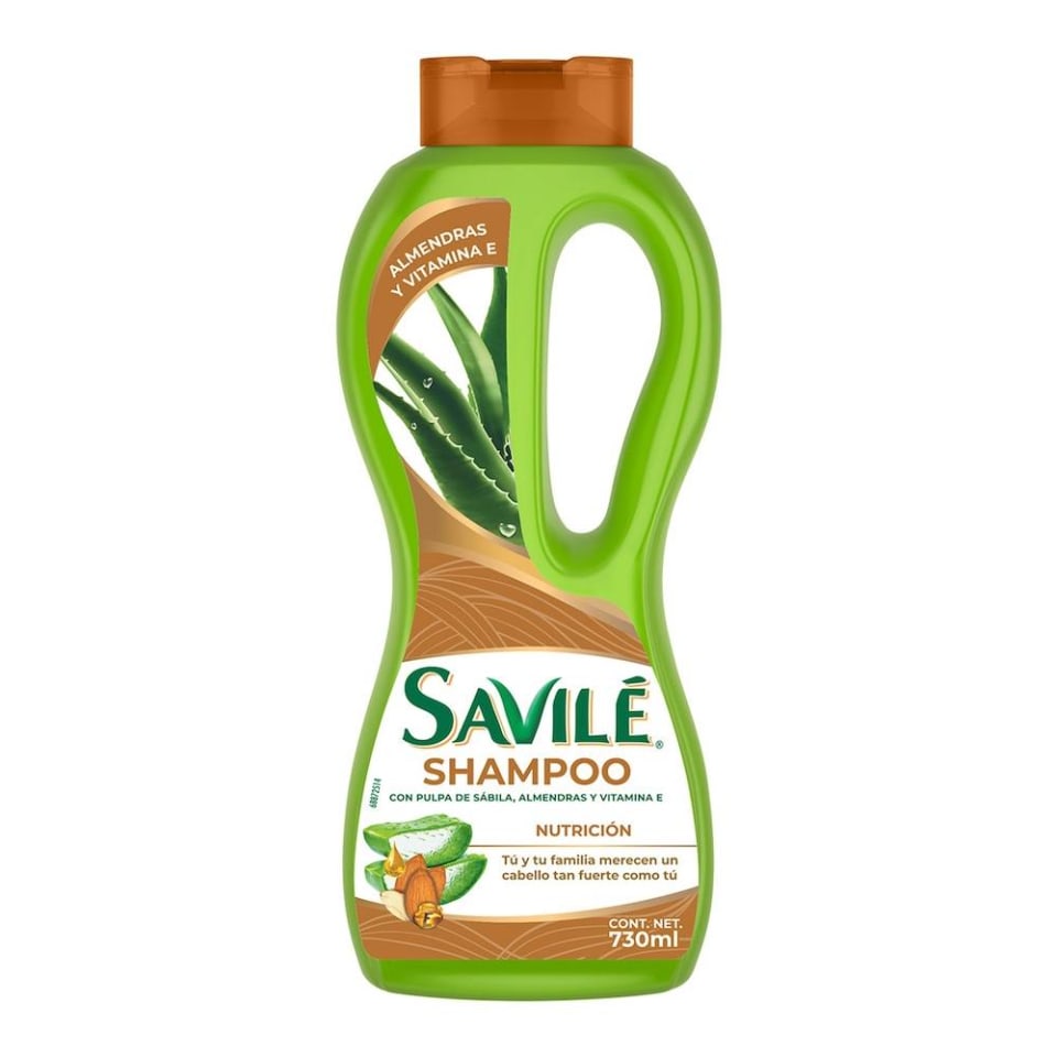 Shampoo Savilé Nutrición Pulpa De Sábila Con Almendras Y Vitamina E 730 Ml Walmart 0809