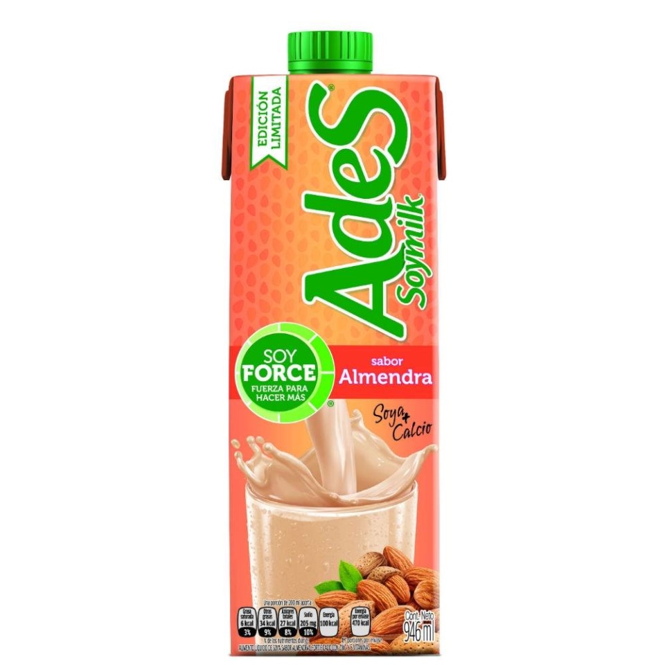 AdeS SoyMilk sabor almendra 946 ml | Walmart