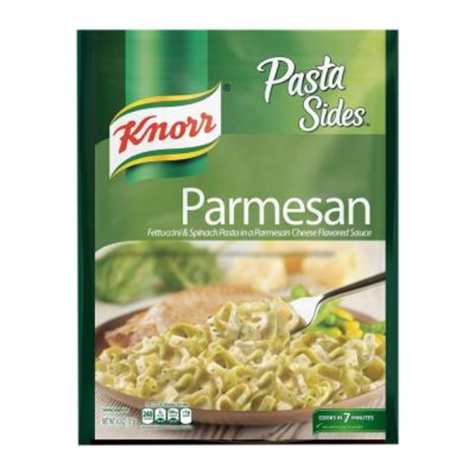 Fettuccini Knorr Sides con espinaca y queso parmesano 121 g