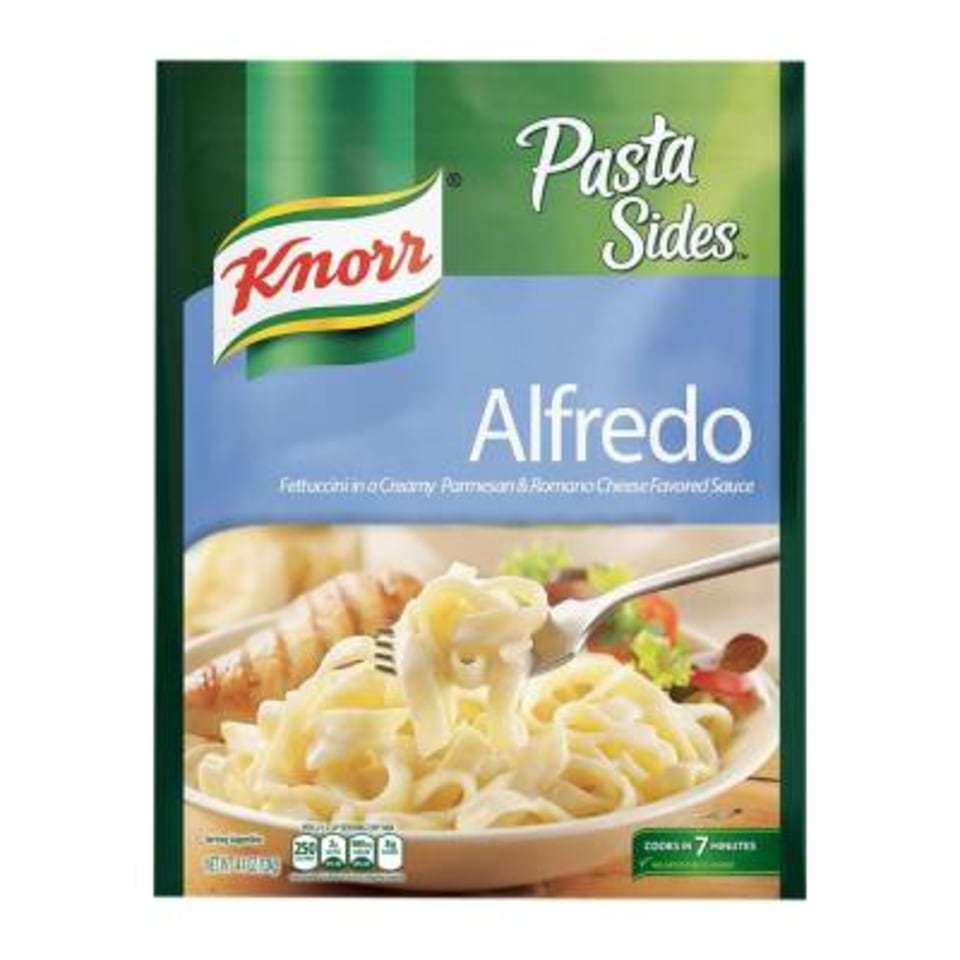 Fettuccini Knorr Sides con salsa deshidratada estilo alfredo 124 g