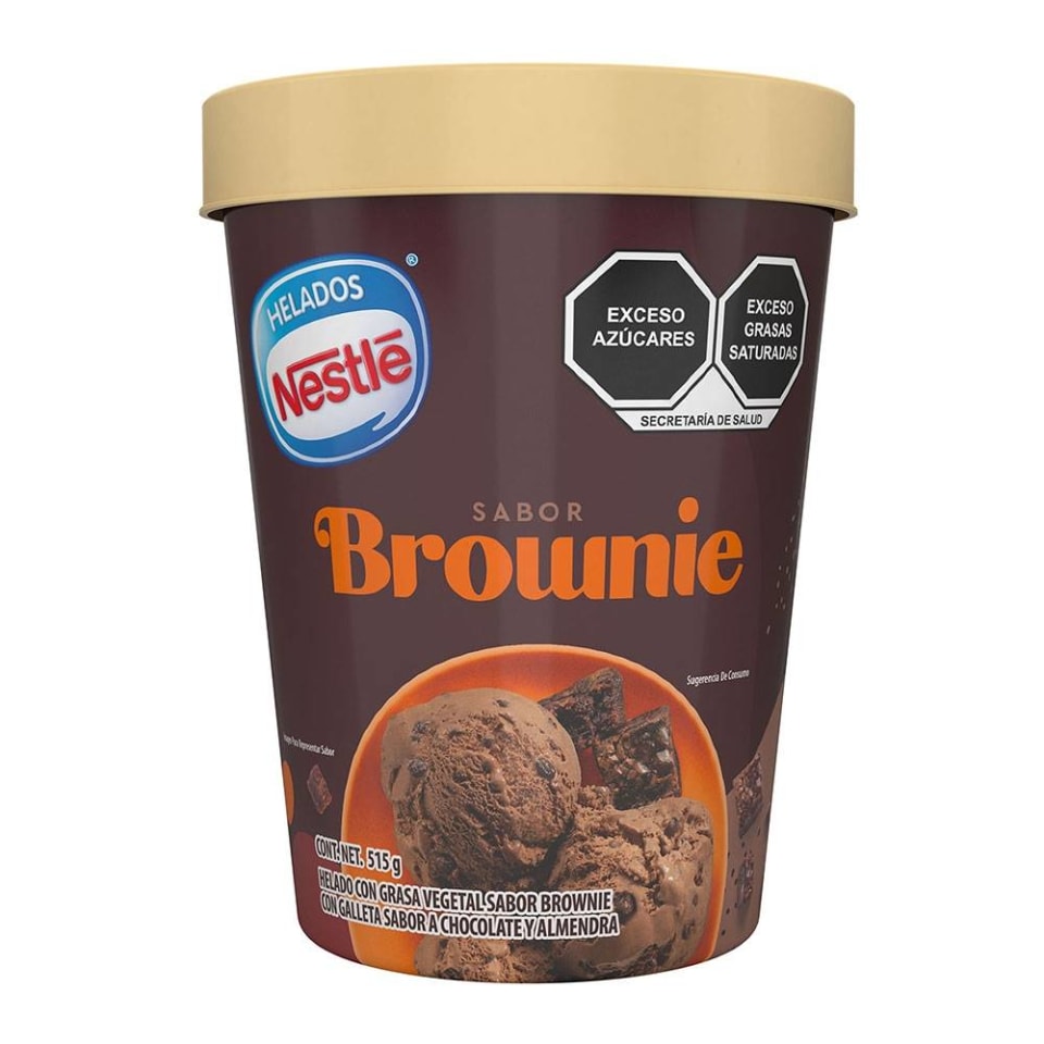 Helado Nestlé Sabor Brownie 515 G Walmart 7205