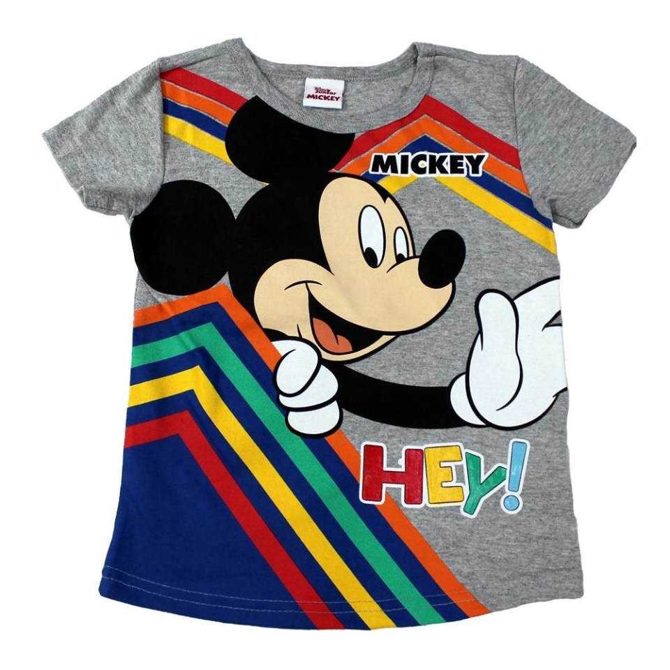 Florecer Percepción Relativo Playera Disney Junior Niño 3 Mickey Mouse Hey! Gris | Walmart