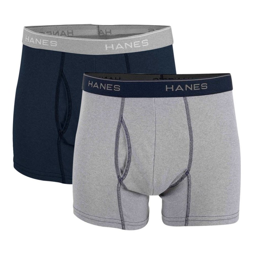 Bóxer Hanes Talla EG Marino y Gris 2 Piezas | Walmart