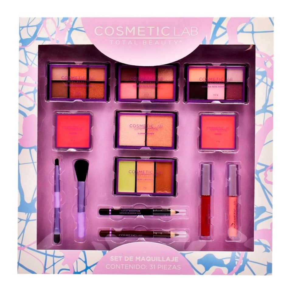 Set de maquillaje Cosmetic Lab Total Beuty 31 pzas | Walmart Set de maquillaje Cosmetic Lab Total Beuty 31 pzas | Walmart