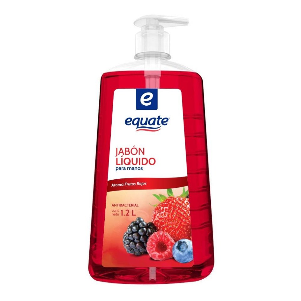 Jabón Líquido Para Manos Equate Frutos Rojos 12 L Walmart 4817