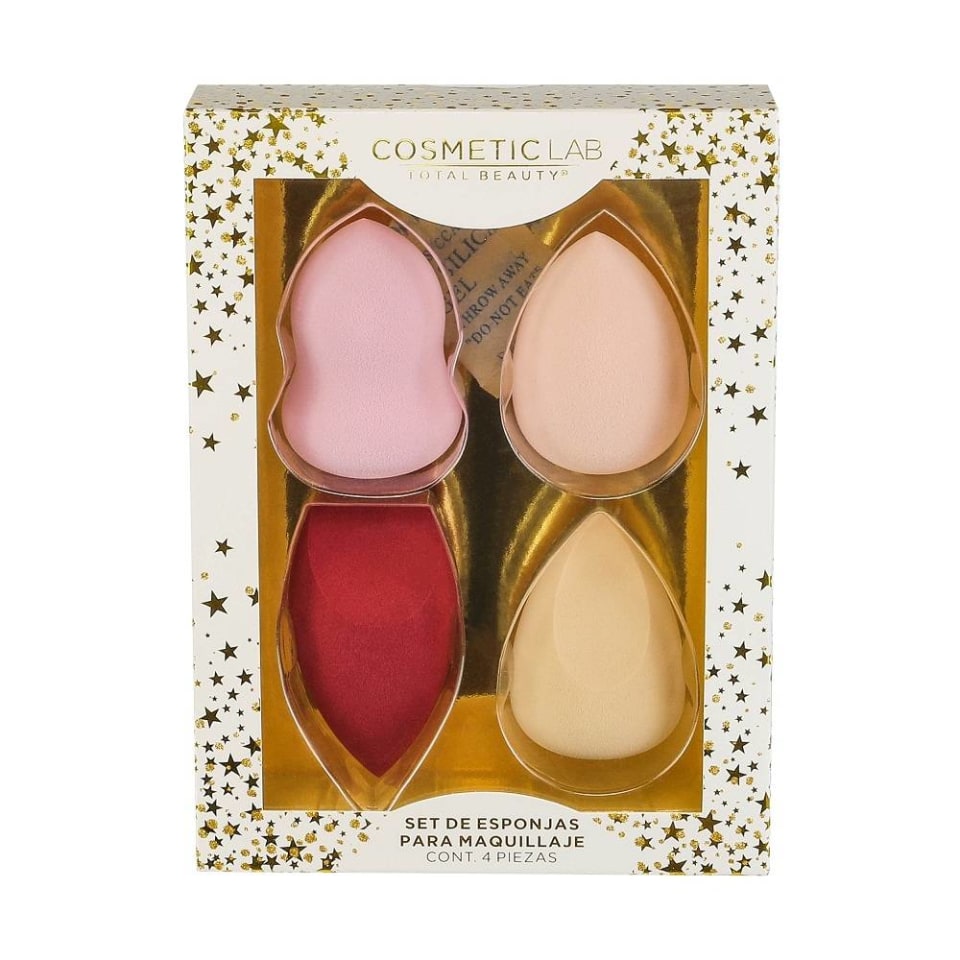 Set de esponjas para maquillaje Cosmetic Lab multicolor 4 pzas | Walmart Set de esponjas para maquillaje Cosmetic Lab multicolor 4 pzas | Walmart