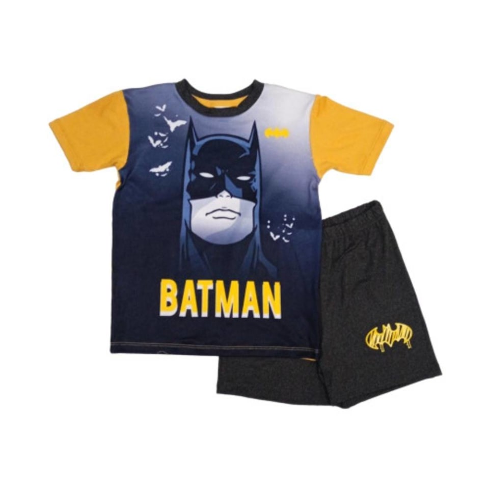 Pijama Batman Talla 6 Manga Corta con Estampado Negro y Amarillo | Walmart