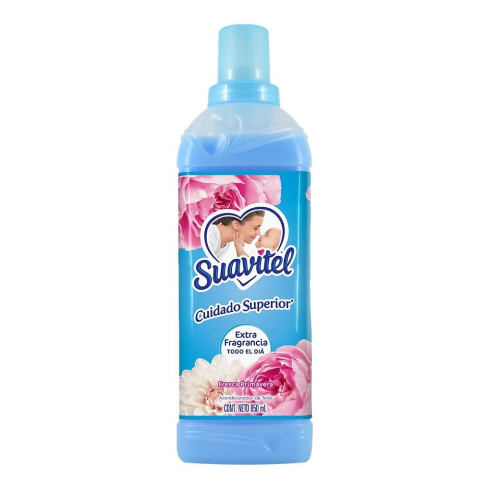 Suavizante Acondicionador De Telas Suavitel Cuidado Superior Fresca Primavera 850 Ml Walmart 5120