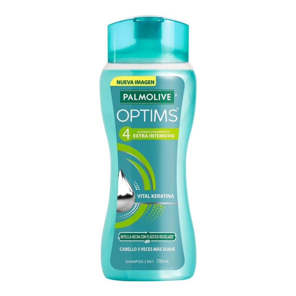 Shampoo Palmolive Optims 2 en 1 extra intensivo