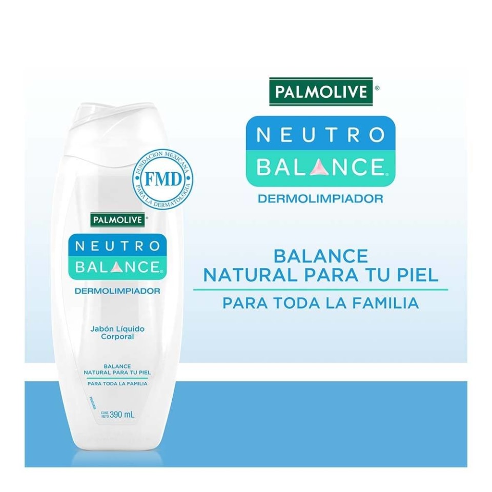 Jabón Líquido Corporal Palmolive Neutro Balance Dermolimpiador 390 Ml Walmart 8879