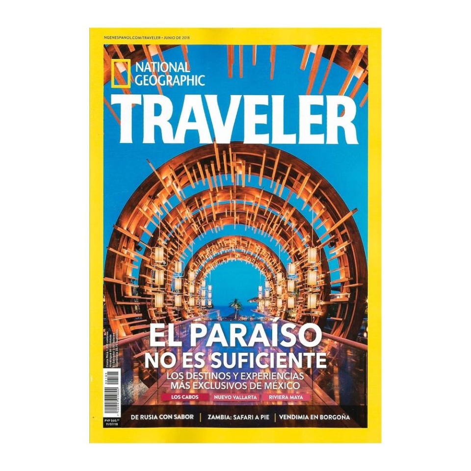 Revista National Geographic Traveler mensual Walmart