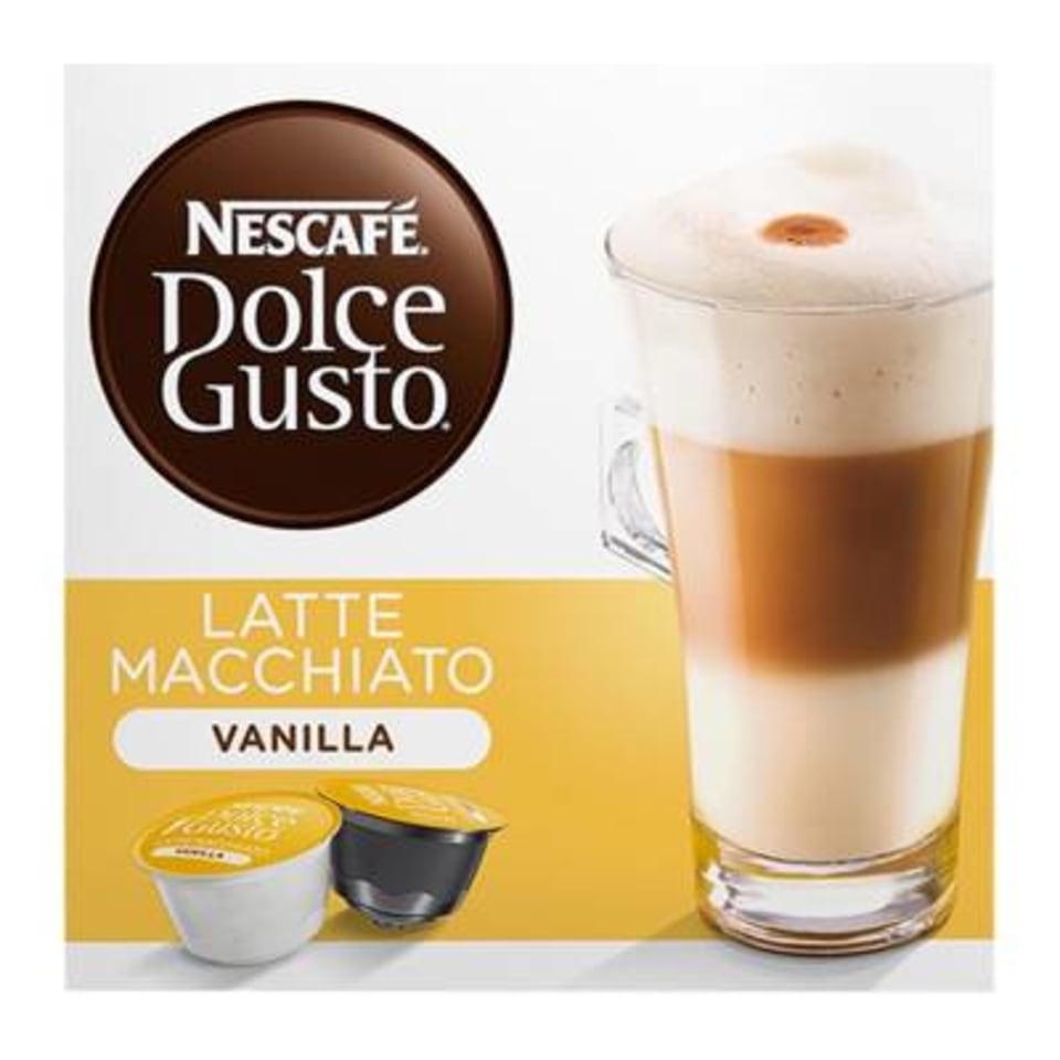 Cápsulas De Café Nescafé Dolce Gusto Vainilla Latte Macchiato 16 Pzas Walmart 8480