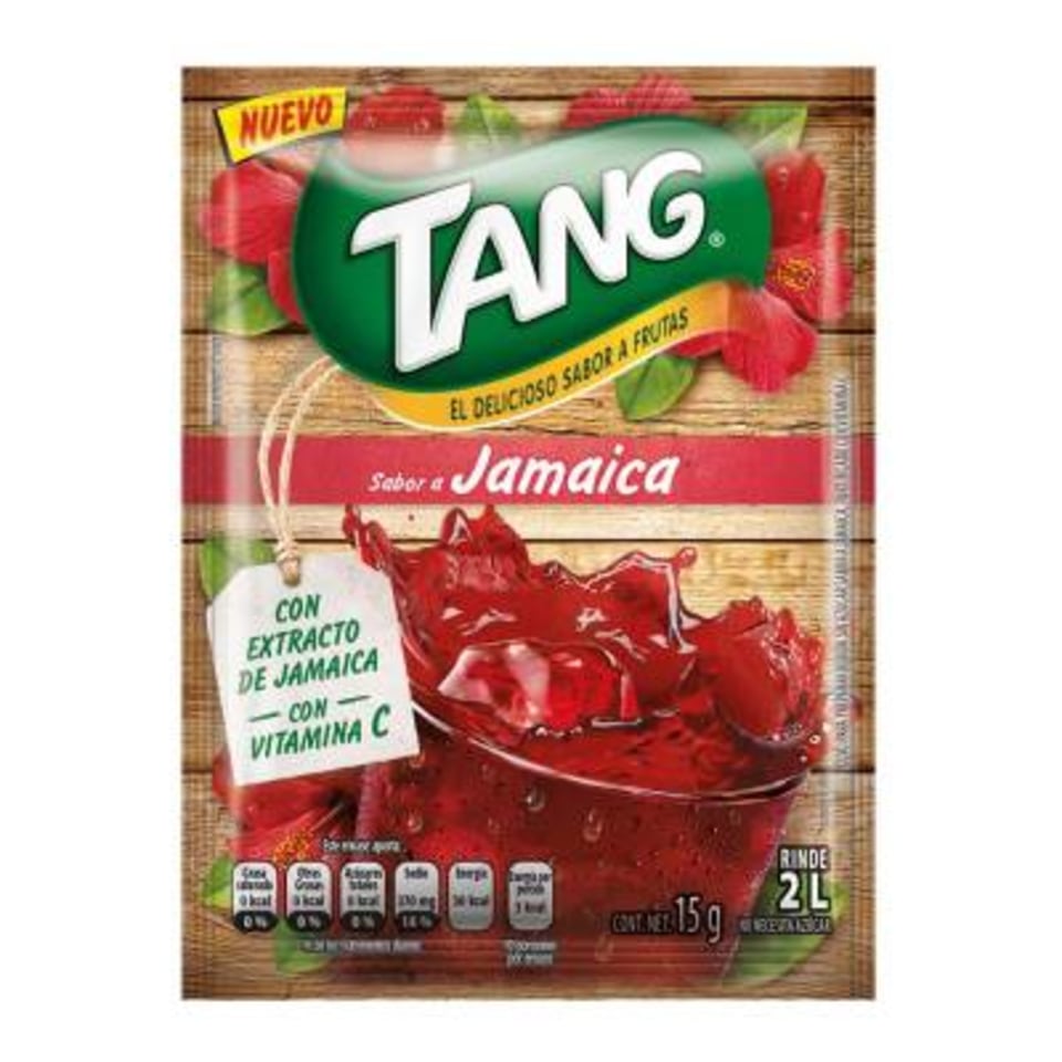 Polvo para preparar bebida Tang sabor jamaica 15 g