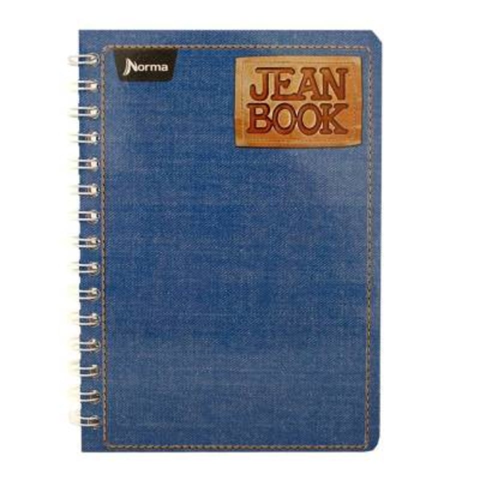 Cuaderno Francés Norma Jean Book Pasta Rígida Cuadro Grande 100 Hojas Walmart 9660