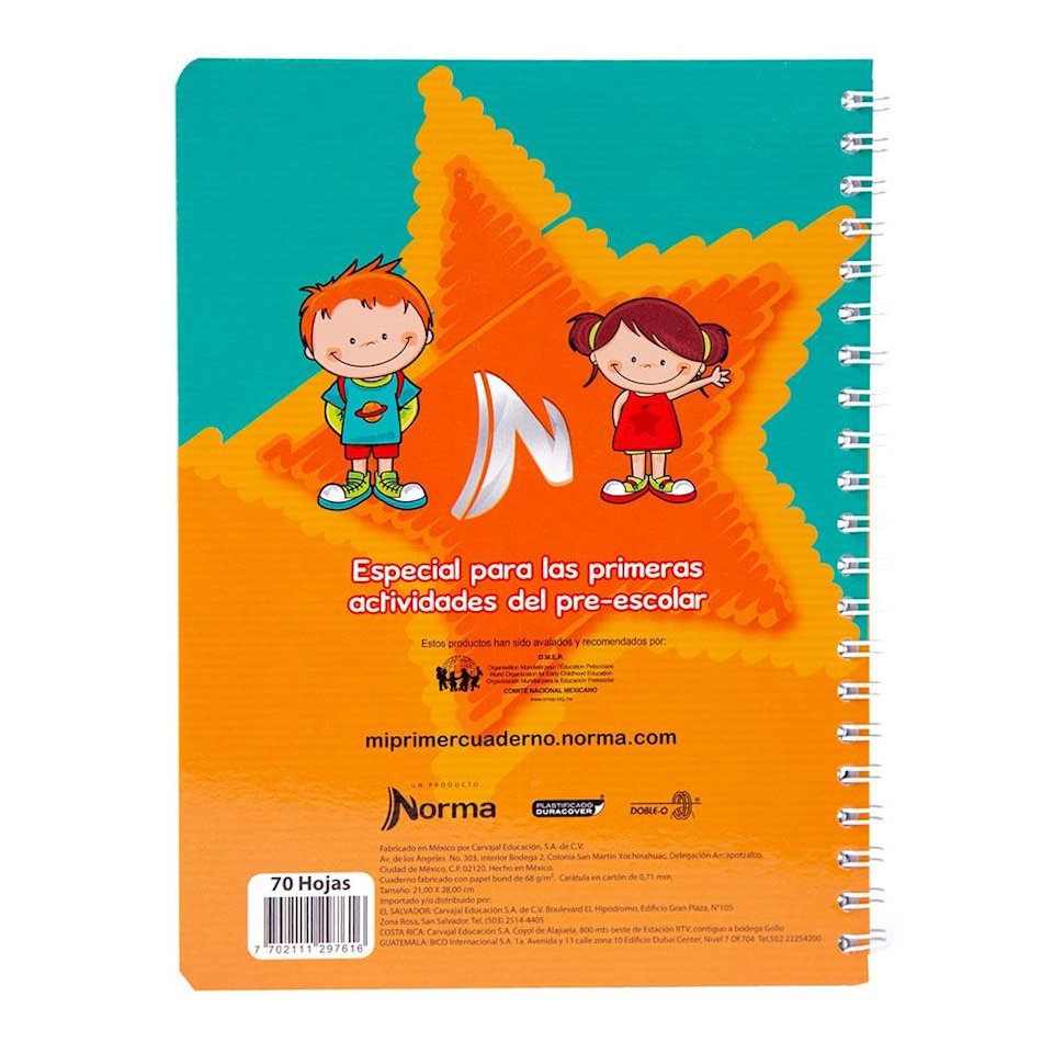 Cuaderno Profesional Norma Mi Primer Cuaderno Dibujo 70 Hojas | Walmart Cuaderno Profesional Norma Mi Primer Cuaderno Dibujo 70 Hojas | Walmart