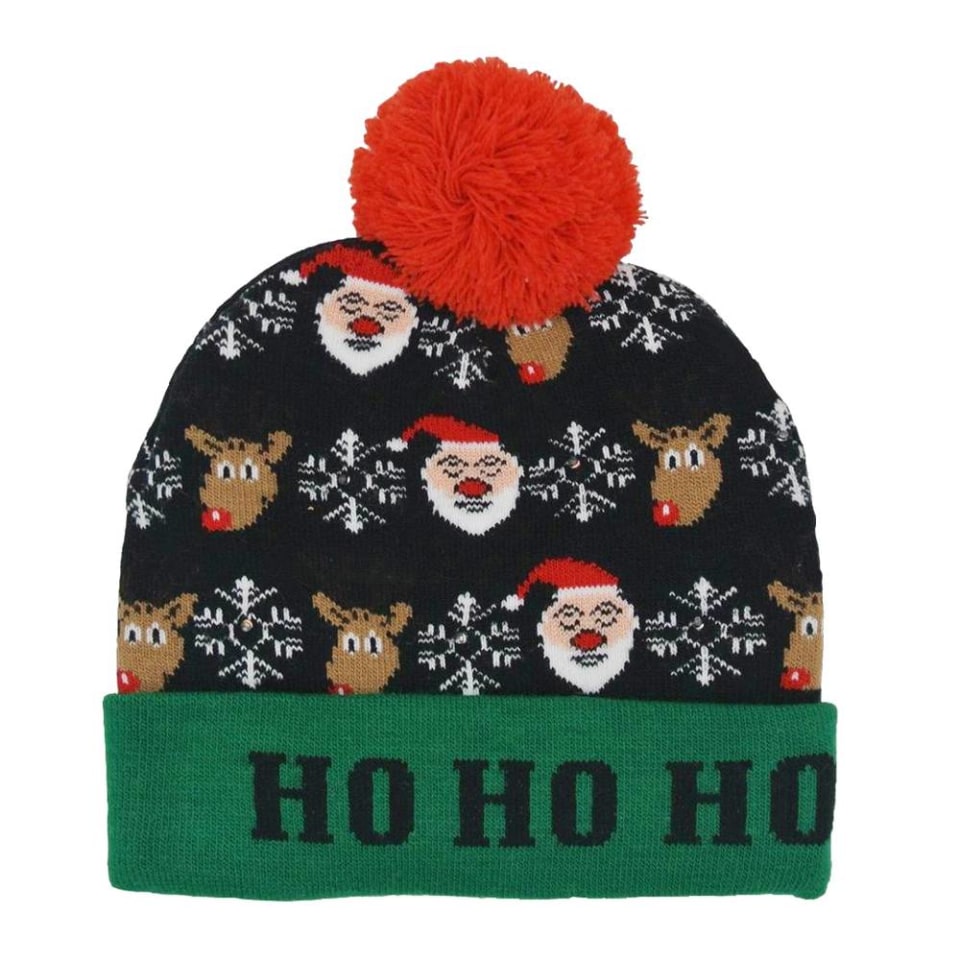 Sombrero de Navidad Holiday Time Multicolor con Luces 21 cm | Walmart Sombrero de Navidad Holiday Time Multicolor con Luces 21 cm | Walmart