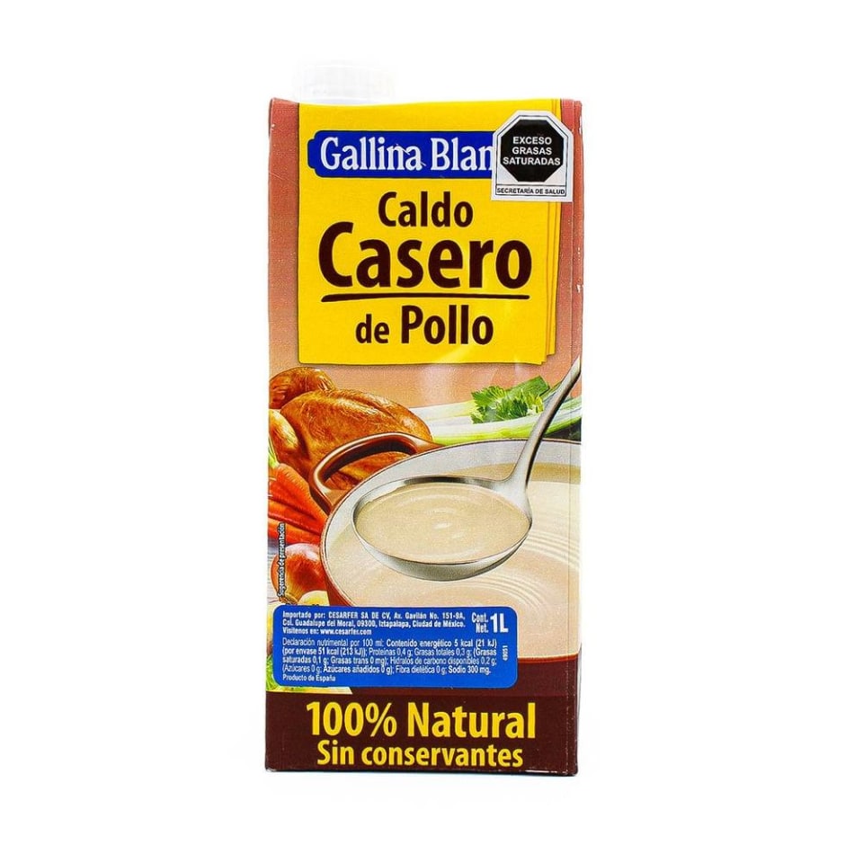 Caldo casero Gallina Blanca de pollo 1 l