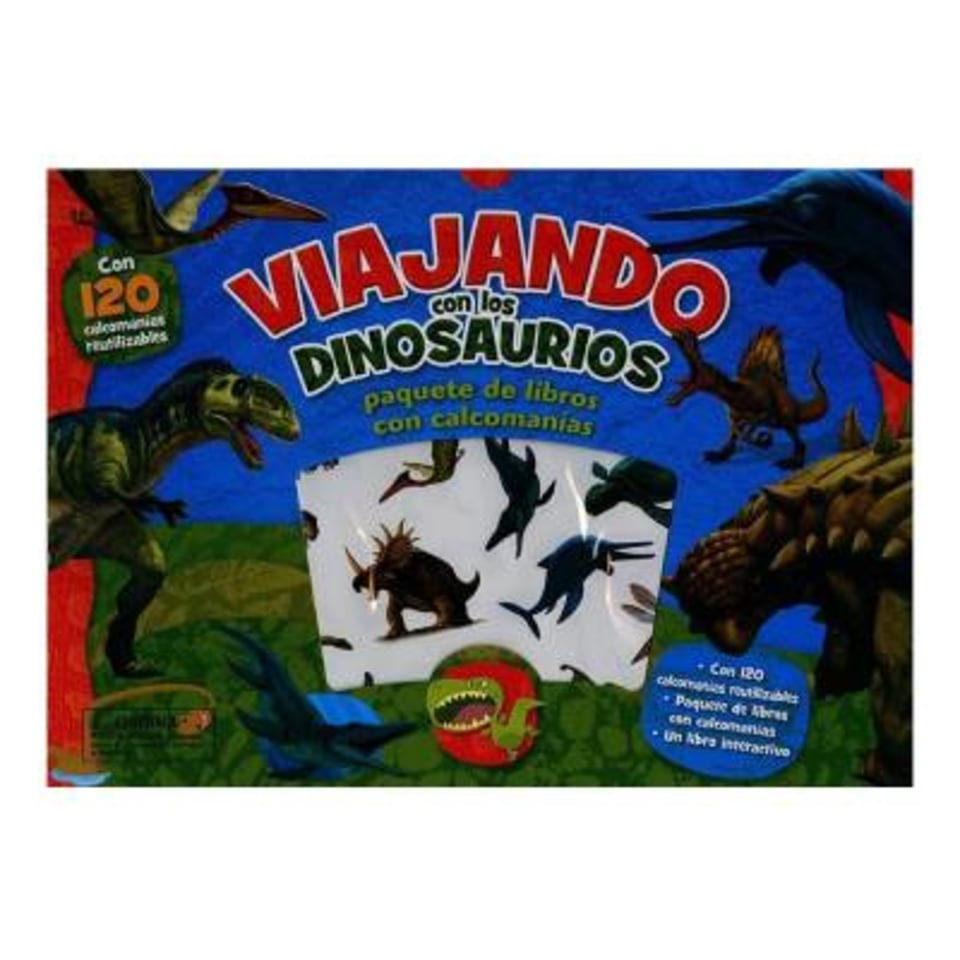 Viajando con los Dinosaurios: Paquete de Libros de Calcomanías | Walmart Viajando con los Dinosaurios: Paquete de Libros de Calcomanías | Walmart