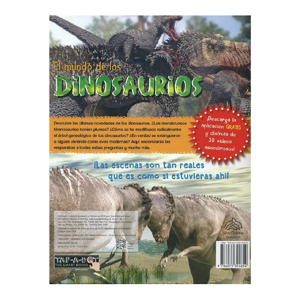 El Mundo de los Dinosaurios Silver Dolphin Equipo Editorial | Walmart El Mundo de los Dinosaurios Silver Dolphin Equipo Editorial | Walmart