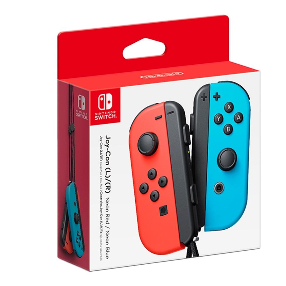 Nintendo Switch Control Joy-Con en Neon Rojo y Azul