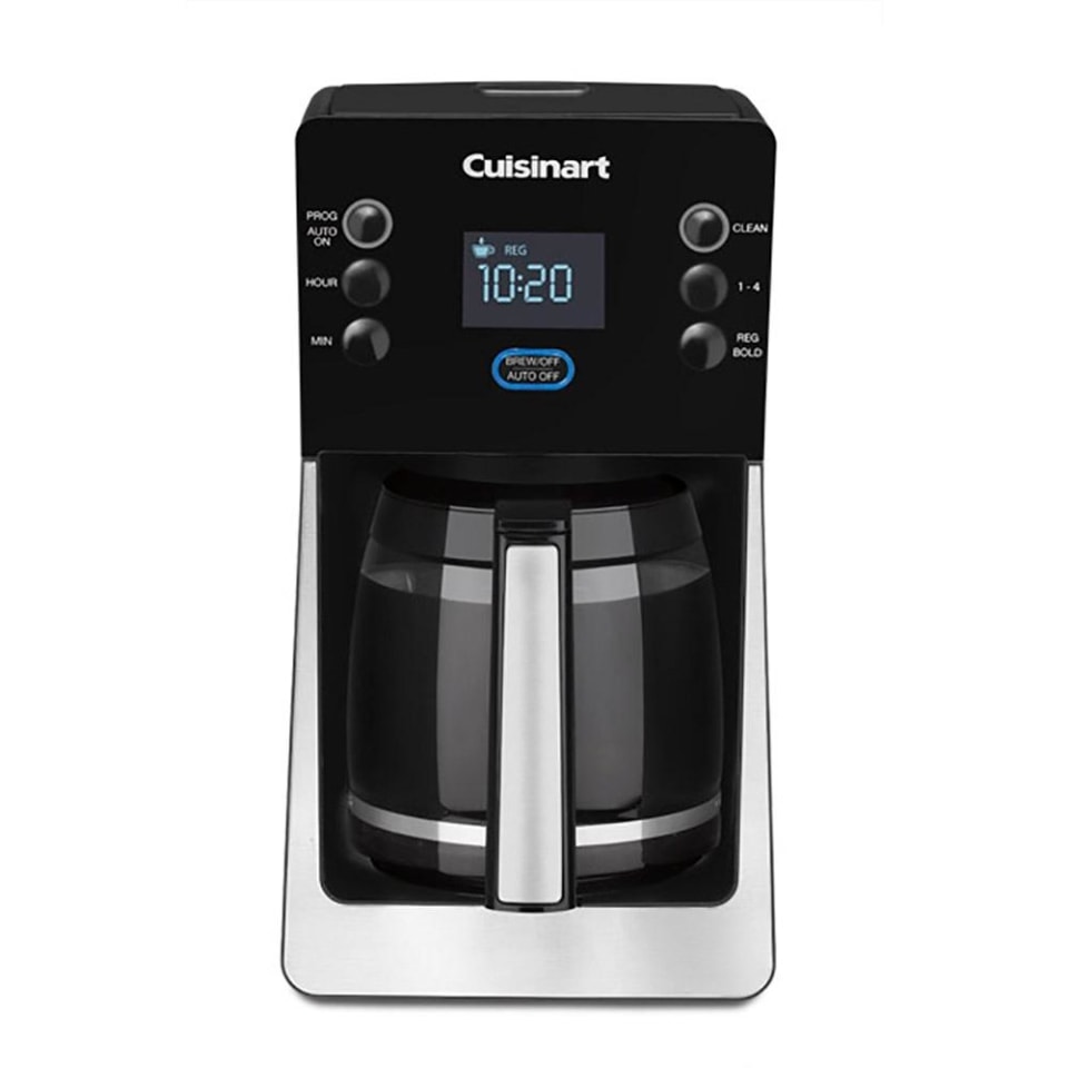 Cafetera Cuisinart Digital, Capacidad de 14 Tazas, Color Negro