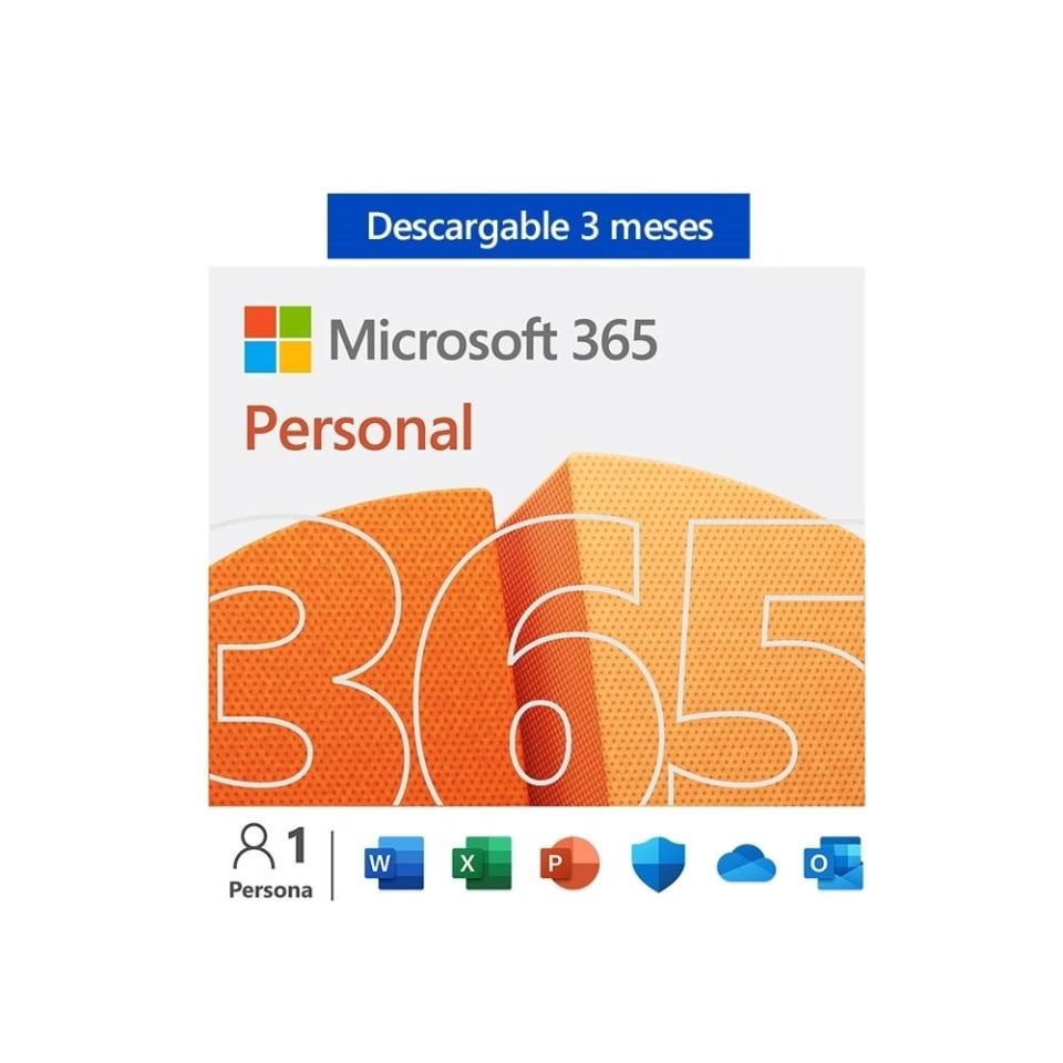 Licencia Microsoft 365 de 3 meses Personal Descargable Hasta en 5  Dispositivos Android, Apple iOS, Mac OS, Windows | Walmart en línea